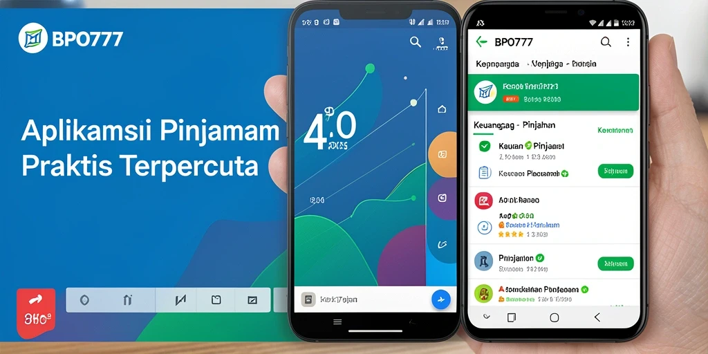 Antarmuka aplikasi BPO777 yang sederhana dan mudah digunakan.