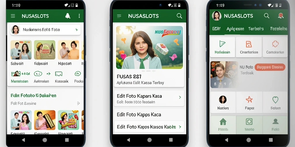 Tampilan antarmuka NUSASLOTS yang menarik saat mengedit foto.
