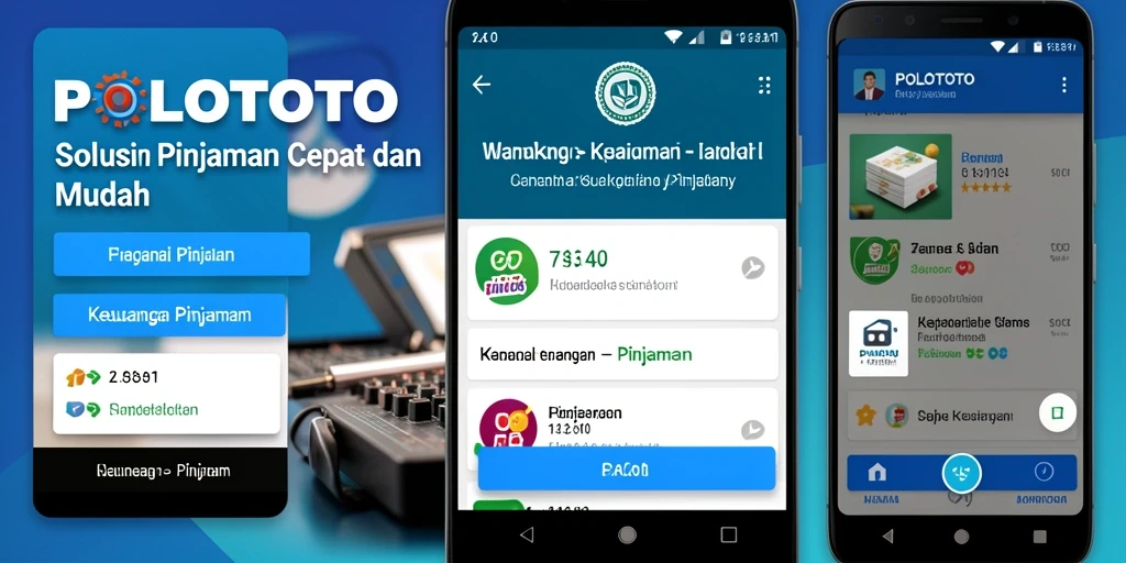 Tampilan antarmuka POLOTOTO yang sederhana dan mudah digunakan.