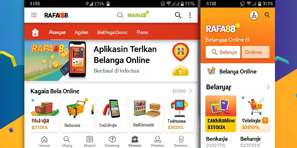 Antarmuka pengguna RAFA88 yang menarik dan fungsional.